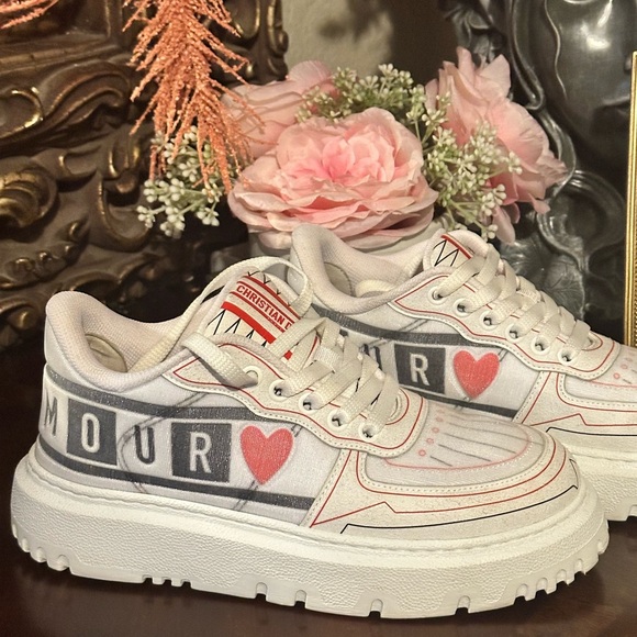 Christian Dior Addict DiorAmour Chessheart Sz 35.5 - Picture 5 of 11